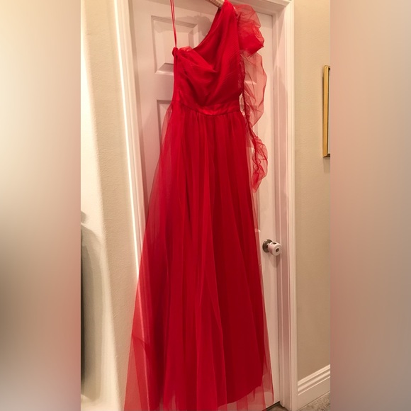 Rubber Ducky brand new ‘Ritz’ gown in red tulle, size Large - Picture 5 of 8